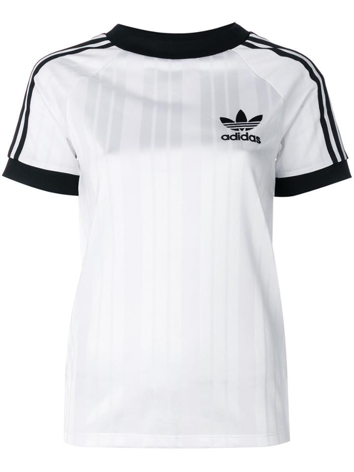 Adidas Shoulder Stripe T-shirt - White