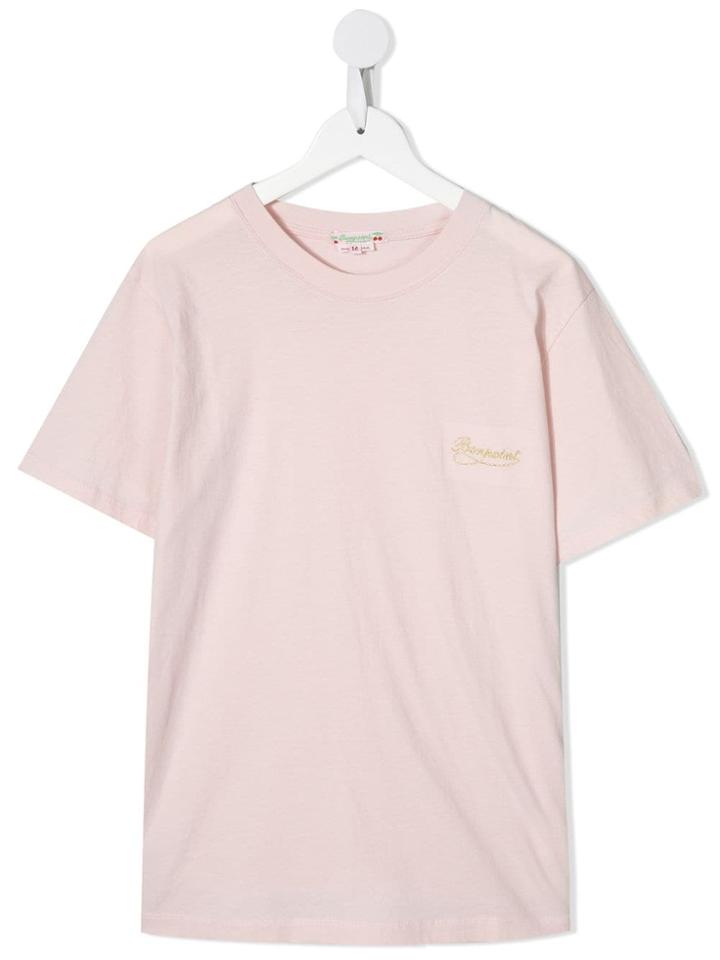 Bonpoint Tee Shirt Logo - Pink