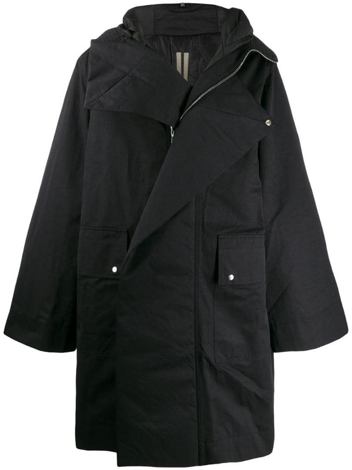 Rick Owens Drkshdw Oversized Coat - Black