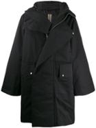 Rick Owens Drkshdw Oversized Coat - Black