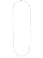 Loquet 14k White Gold Sapphire Necklace - Silver