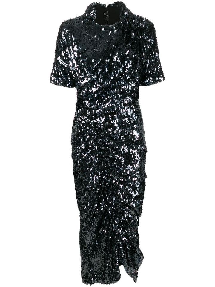 Preen By Thornton Bregazzi Sophia Sequin Dress - Grey