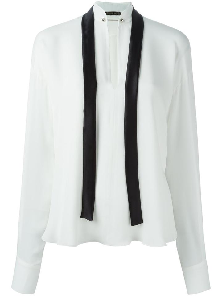 Plein Sud Contrast Stripe Blouse