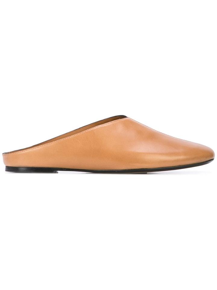 Joseph Colour Block Mules - Camel