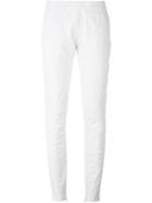 A.f.vandevorst 161 Path Trousers, Women's, Size: 36, White, Cotton/spandex/elastane