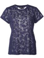 Rag & Bone Floral Print T-shirt - Purple