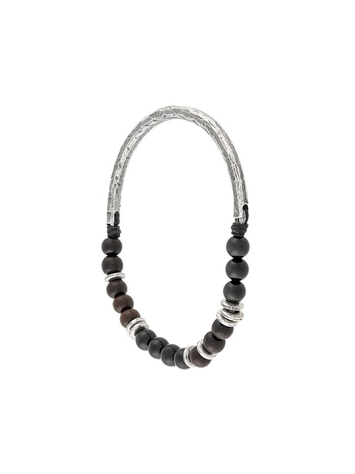 Andrea D'amico Stone Embellished Bracelet - Metallic