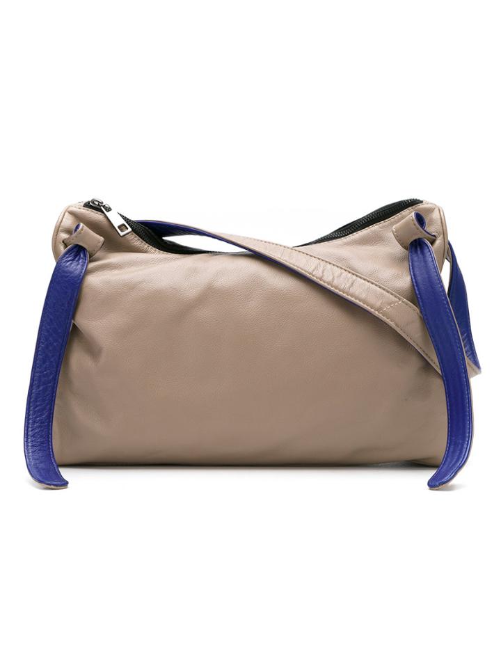 Mara Mac Color Block Shoulder Bag - Grey