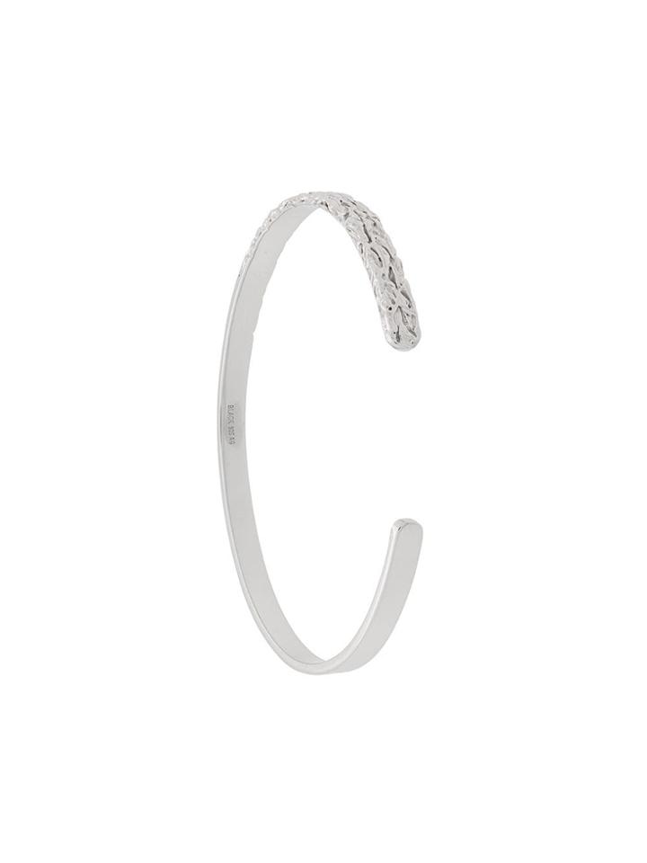 Maria Black Bridge Cuff - Silver
