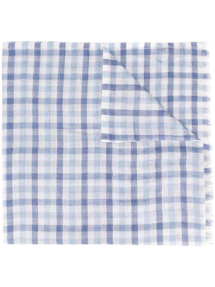 Loro Piana Summer Devon Scarf, Blue, Silk/cashmere/hemp