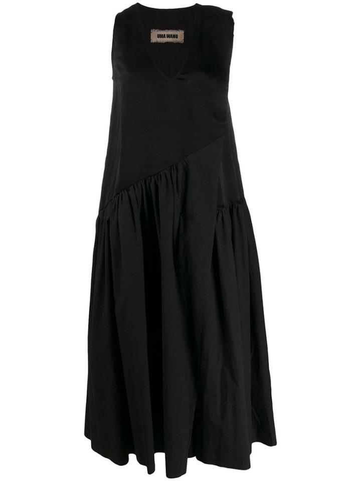 Uma Wang Flared Alain Dress - Black
