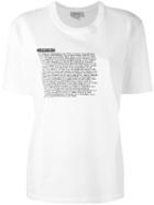 Carven - Graphic Print T-shirt - Women - Cotton - M, White, Cotton
