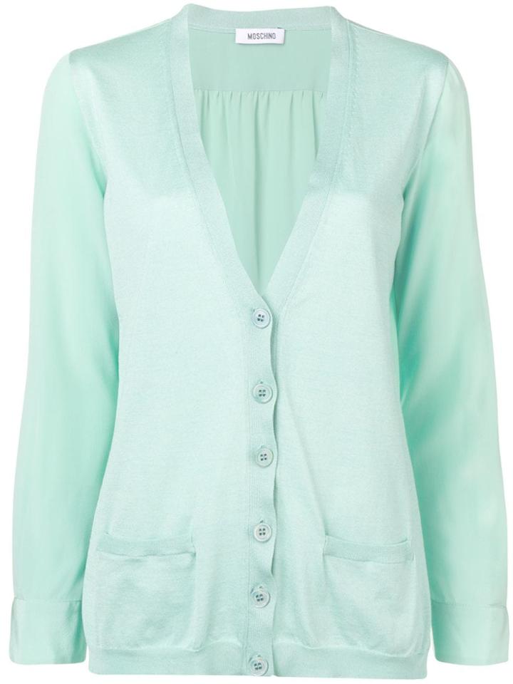 Moschino Vintage 2000 V-neck Cardigan - Green