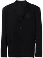Yohji Yamamoto Vintage Triangle Cut-oiut Blazer, Men's, Size: Medium, Black