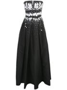 Carolina Herrera Off-shoulder Sequinned Dress - Black