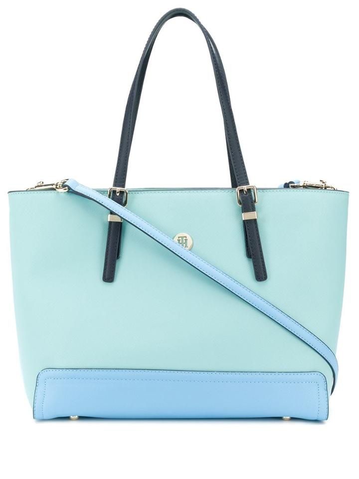 Tommy Hilfiger Monogram Tote Bag - Blue