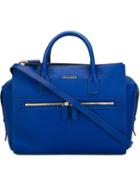 Dsquared2 Medium Twin Zip Tote, Women's, Blue, Leather