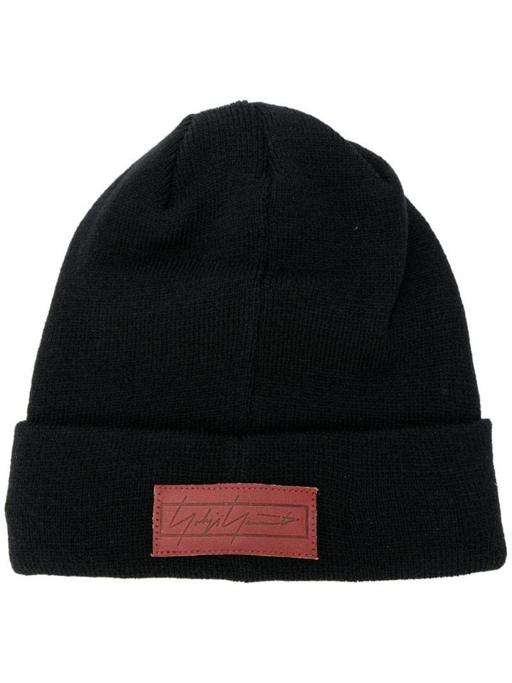 Yohji Yamamoto Knitted Beanie Hat - Black