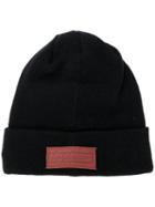 Yohji Yamamoto Knitted Beanie Hat - Black