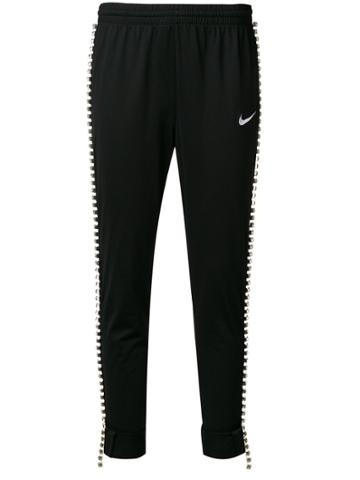 Tiger In The Rain Fitted Track Trousers - Black