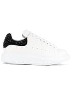 Alexander Mcqueen Embellished Lace Up Sneakers - White