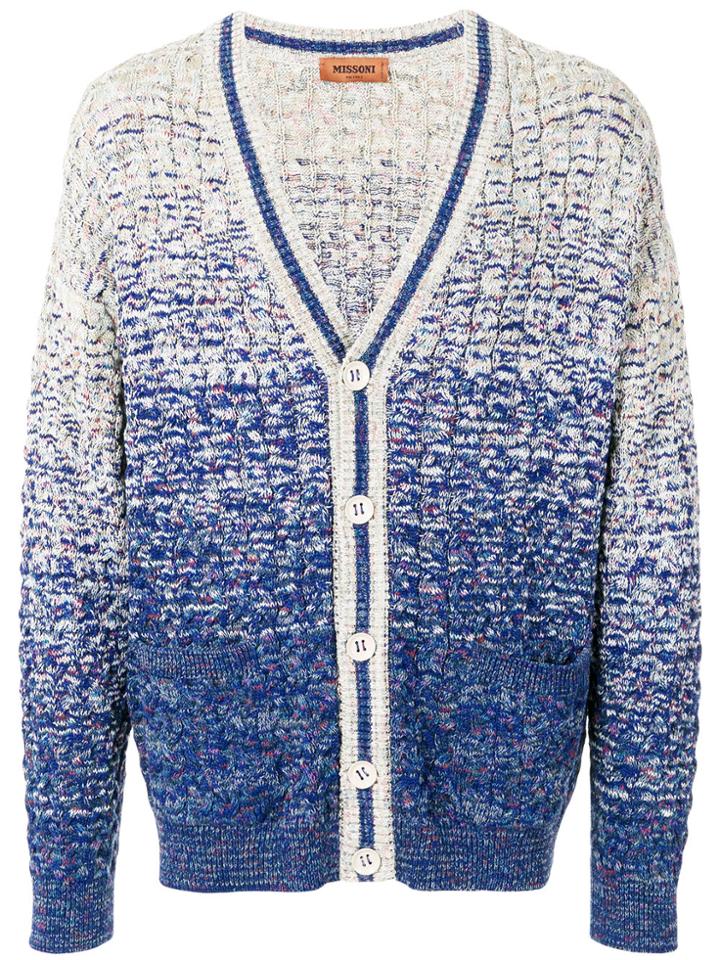 Missoni Ombré Pattern Knit Cardigan - Multicolour