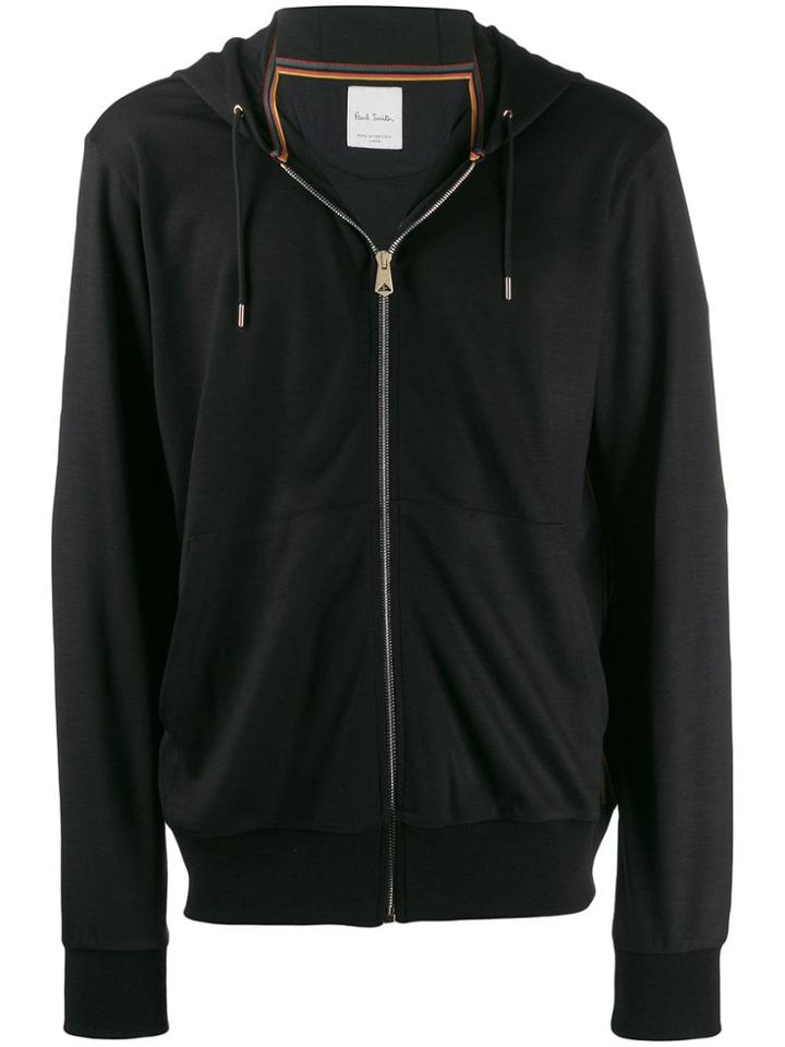 Paul Smith Zip Up Hoody - Black