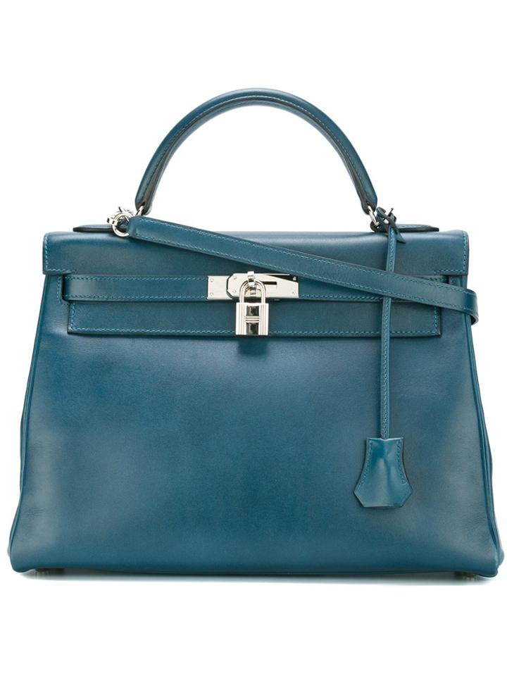 Hermès Vintage Kelly Bag - Blue
