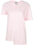 Cédric Charlier Asymmetric T-shirt - Pink