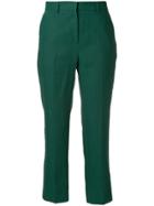 Paul Smith Straight-leg Cropped Trousers - Green