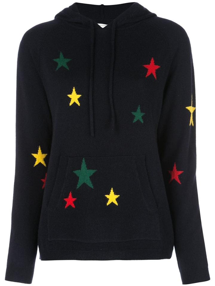 Chinti & Parker Cashmere Intarsia Sweater - Blue