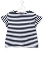 Miss Blumarine Teen Striped T-shirt - Blue
