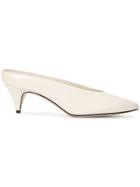 Marskinryyppy Jade Mule Pumps - White