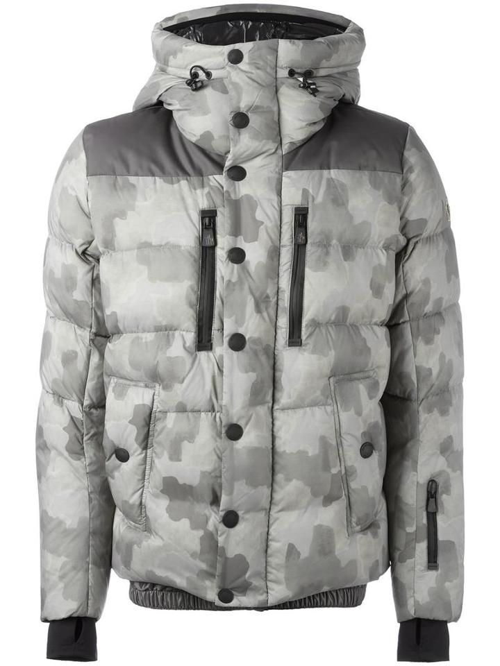 Moncler Grenoble 'rodenberg' Padded Jacket, Men's, Size: 2, Grey, Polyamide/polyester/feather Down