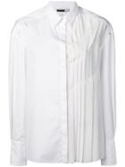 Sport Max Code Pleated Detail Buttoned Shirt - White