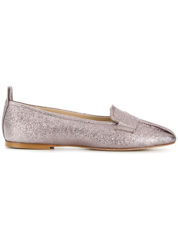 Anna Baiguera Glitter Ballerina Shoes - Pink