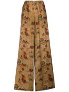 Uma Wang Printed Palazzo Pants - Brown