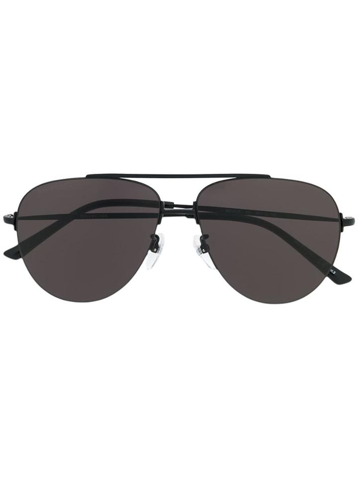Balenciaga Eyewear Aviator Sunglasses - Black