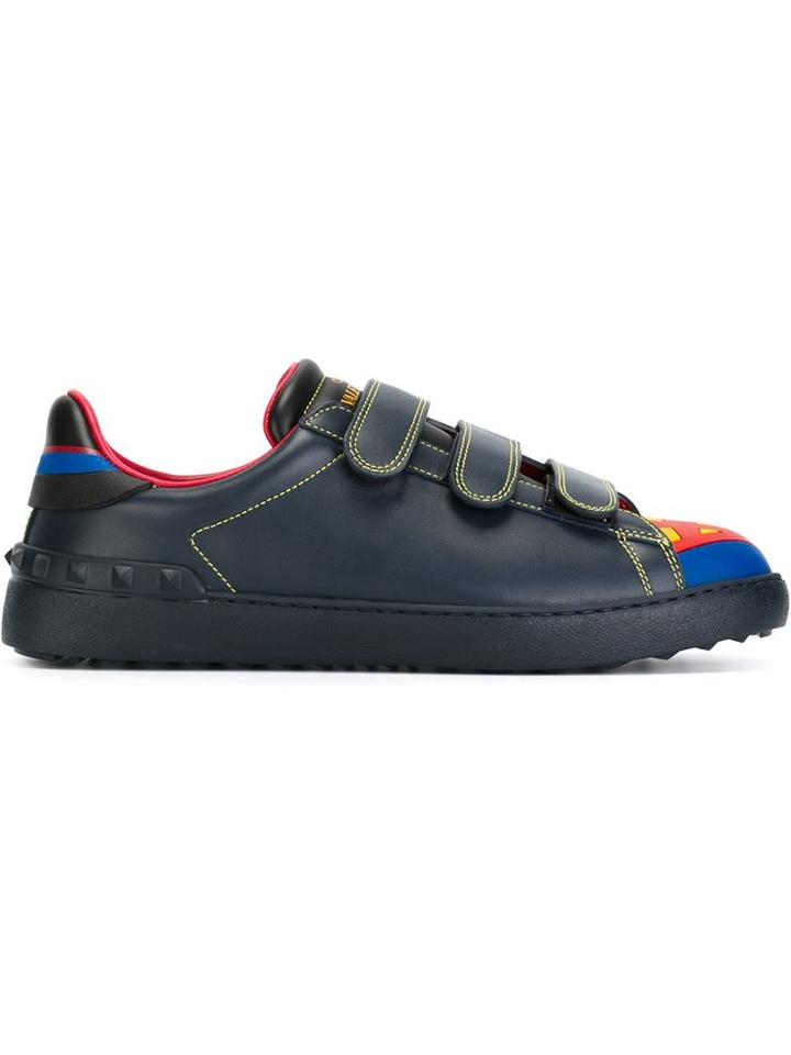 Valentino Garavani Contrasted Toe Cap Sneakers