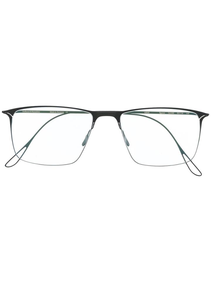 Haffmans & Neumeister Square Frame Optical Glasses - Black