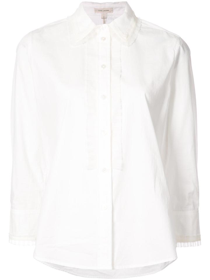 Marc Jacobs Pleat Detail Blouse - White