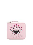 Kenzo Embossed Eye Logo Purse - Pink