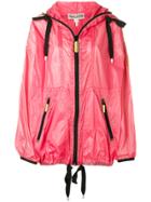 Marc Jacobs Hooded Lightweight Windbreaker - Pink & Purple