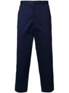 Comme Des Garçons Shirt Classic Cropped Chinos - Blue