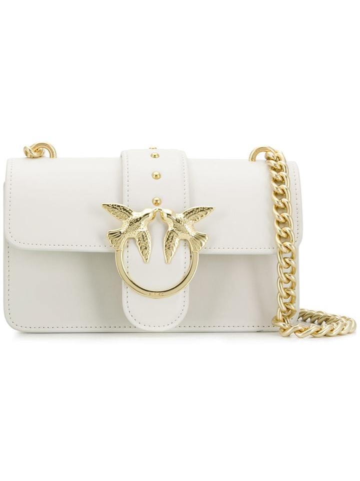 Pinko Mini Love Simply 2 Shoulder Bag - White