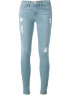Frame Denim Worn Effect Skinny Trousers