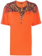 Marcelo Burlon County Of Milan Leopard Wings Print T-shirt - Orange