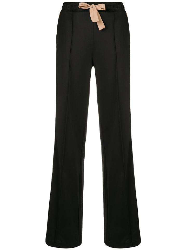 Dorothee Schumacher Contrasting Strap Trousers - Black