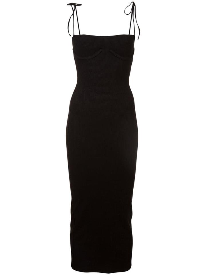 Reformation Fitted Tube Dress - Black