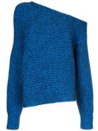 T By Alexander Wang Asymmetric Jumper - Blue